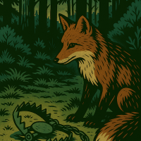 fox in thought